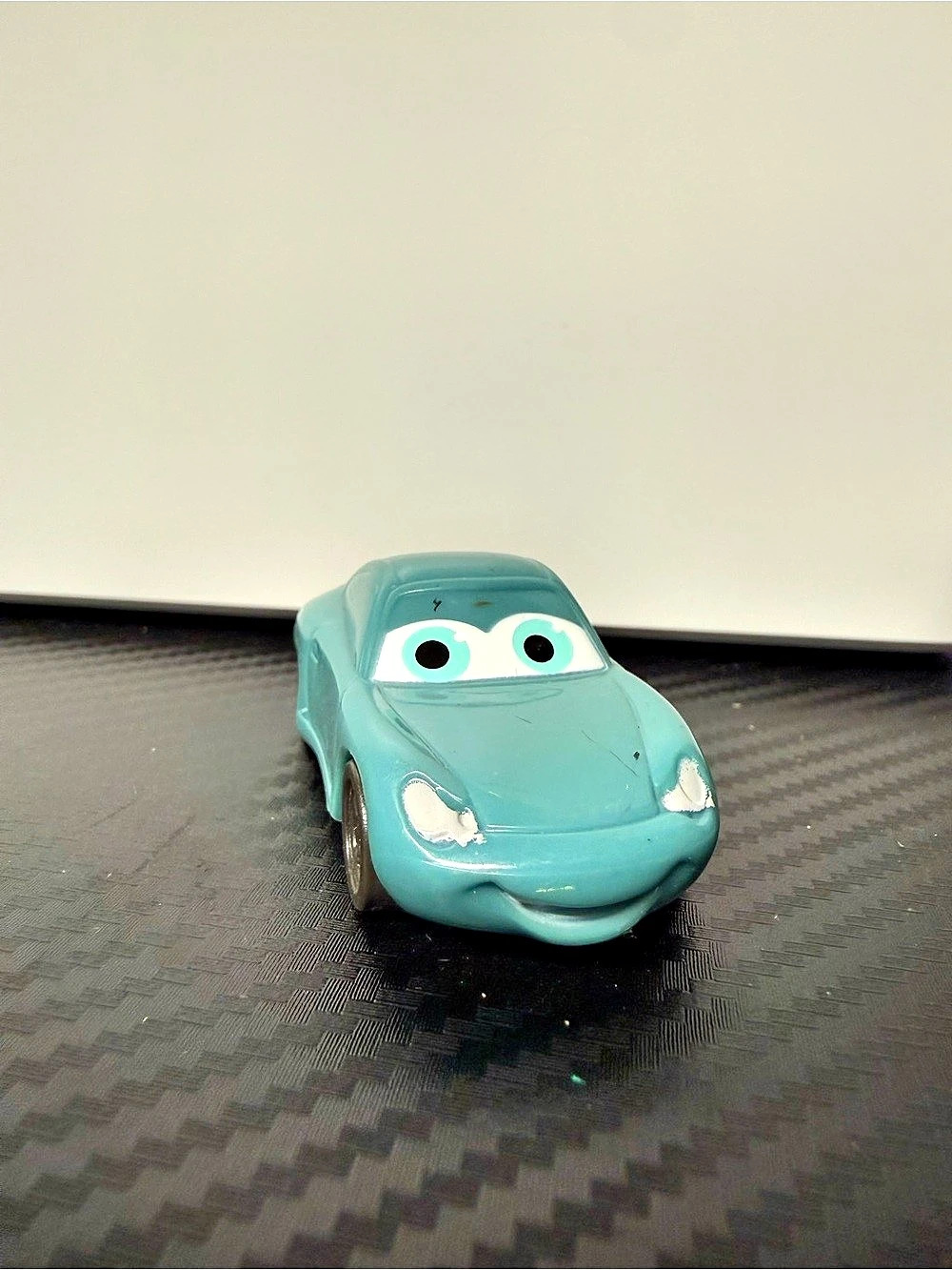 Disney Pixar Sally Carrera Pull-Back Racer Blue Die-Cast Car 2006